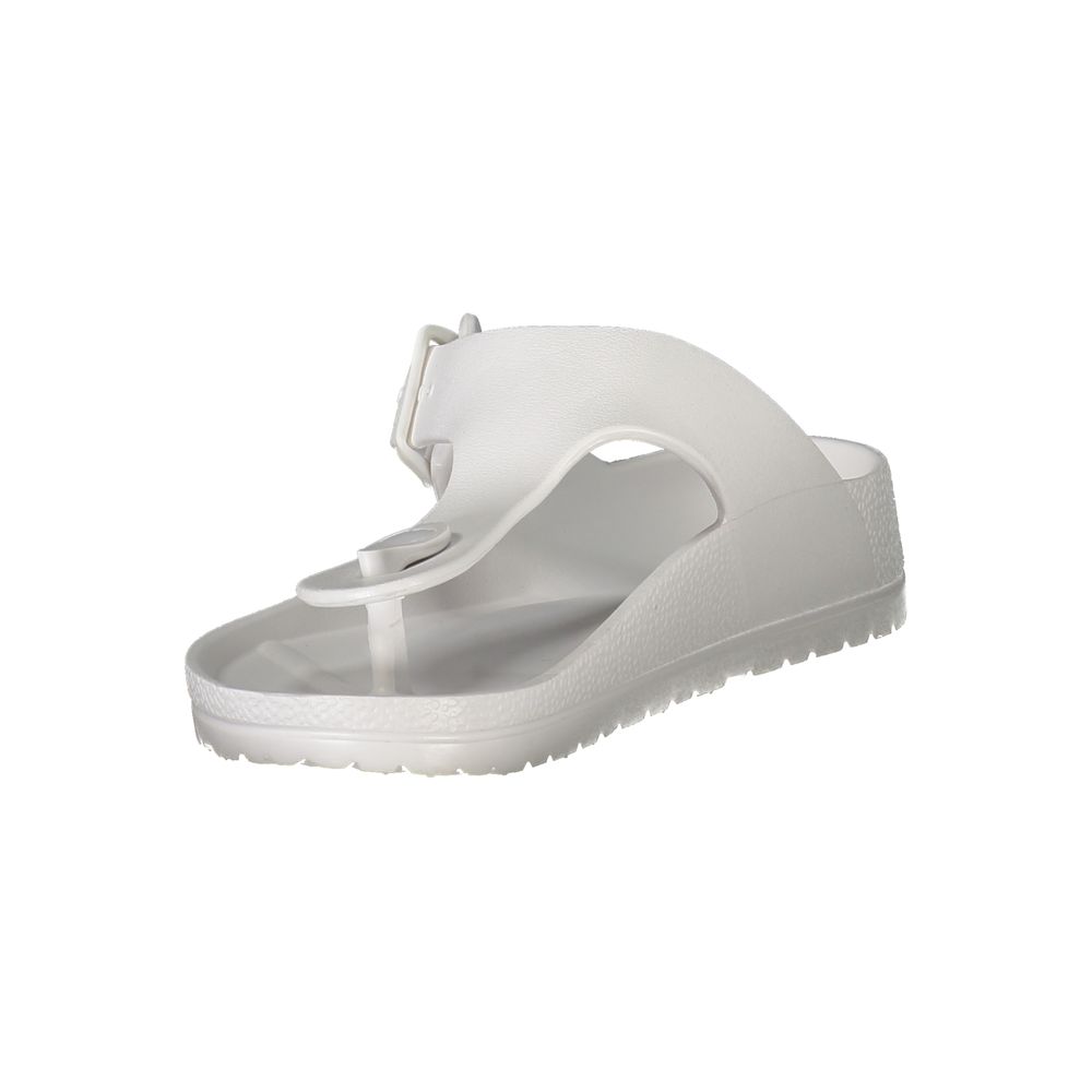 White Plastic Women Sandal