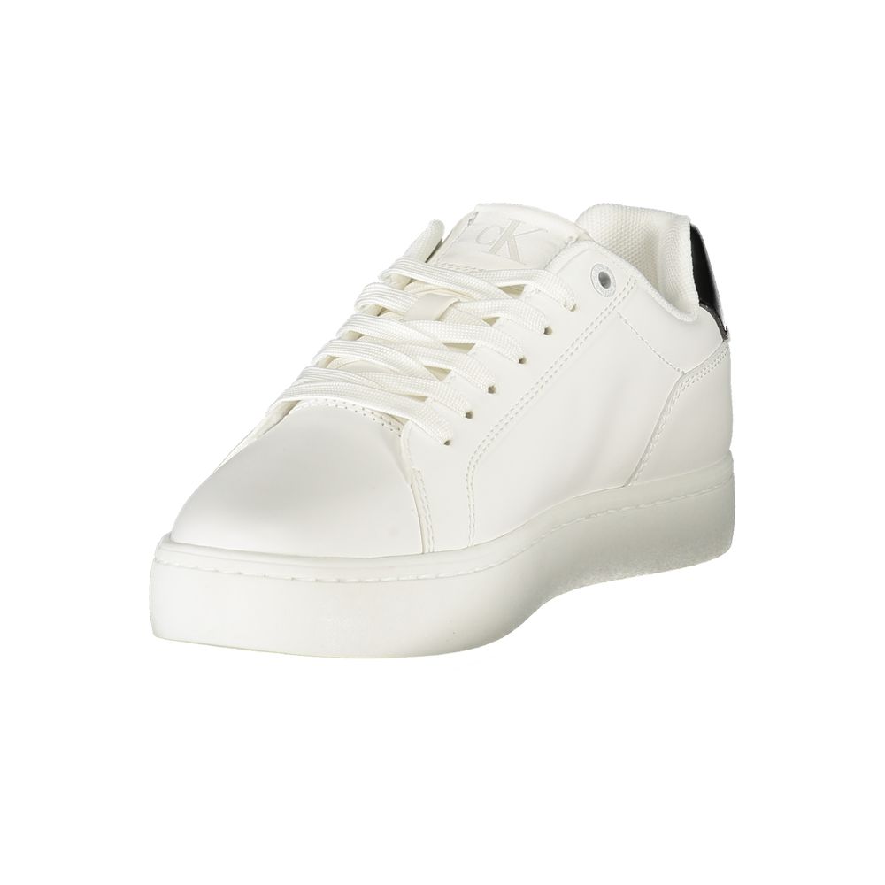 White Leather Women Sneaker