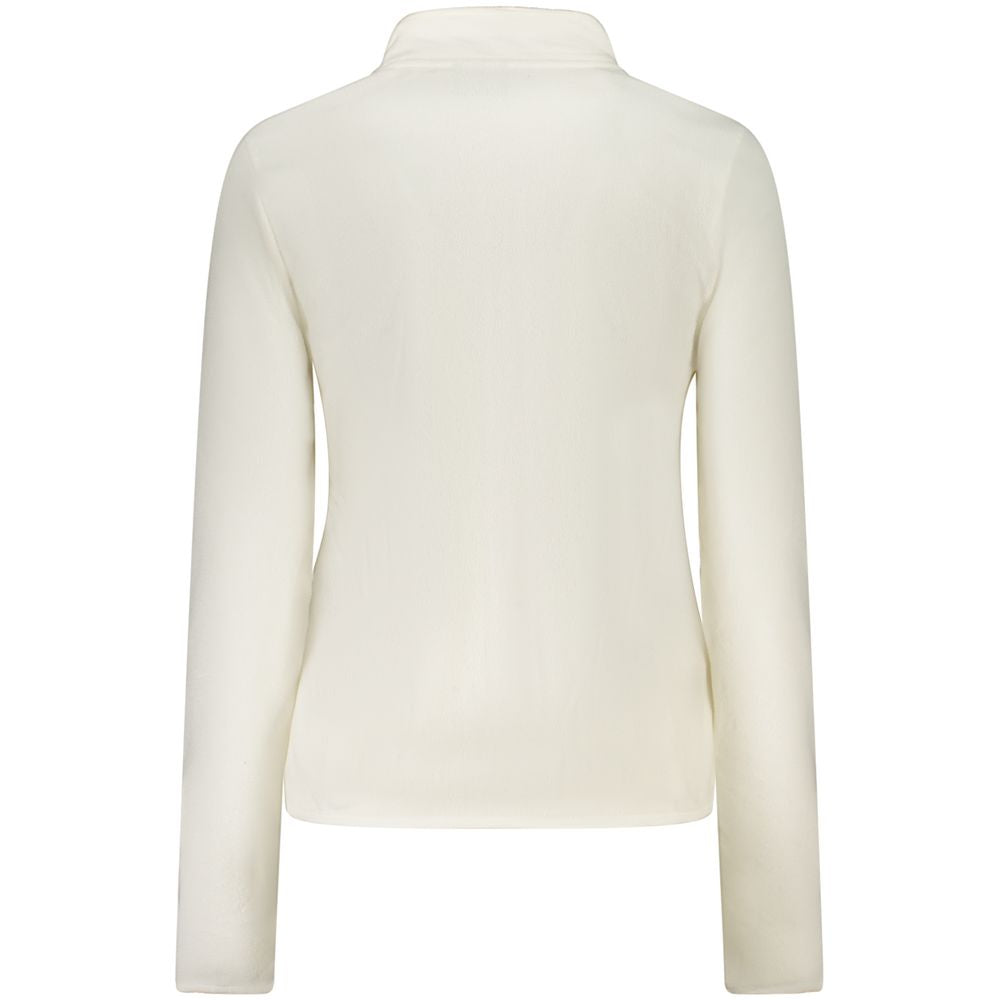 White Polyester Women Sweater