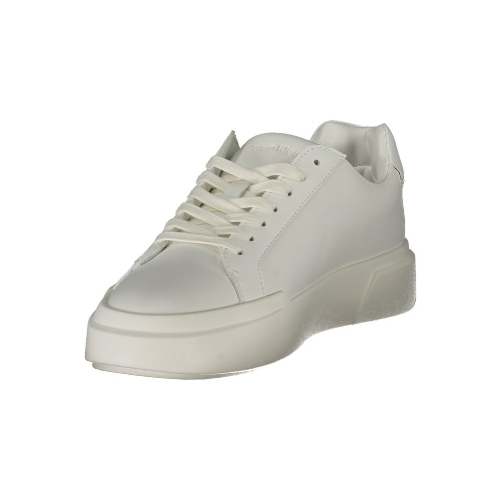 White Leather Women Sneaker