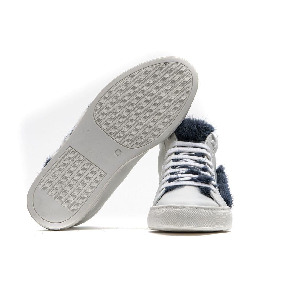 White Leather Sneaker