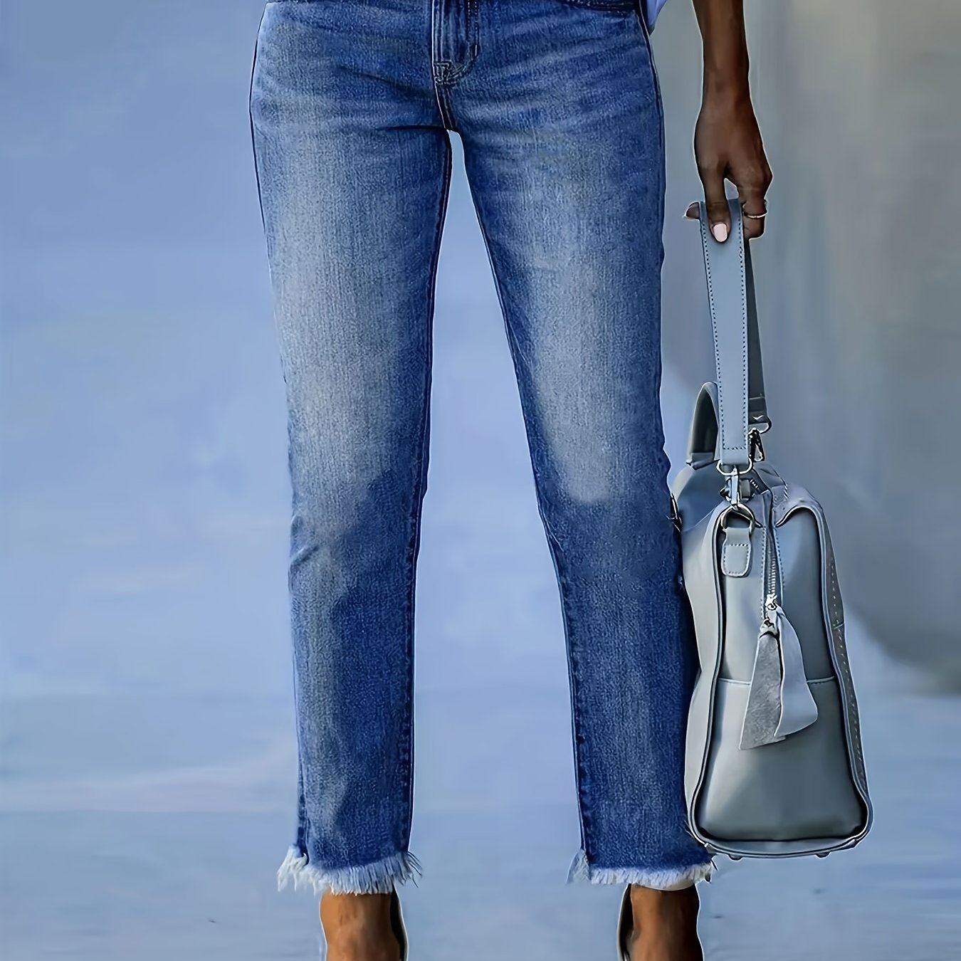 Ava™ | High-Waisted Casual Fit Jeans