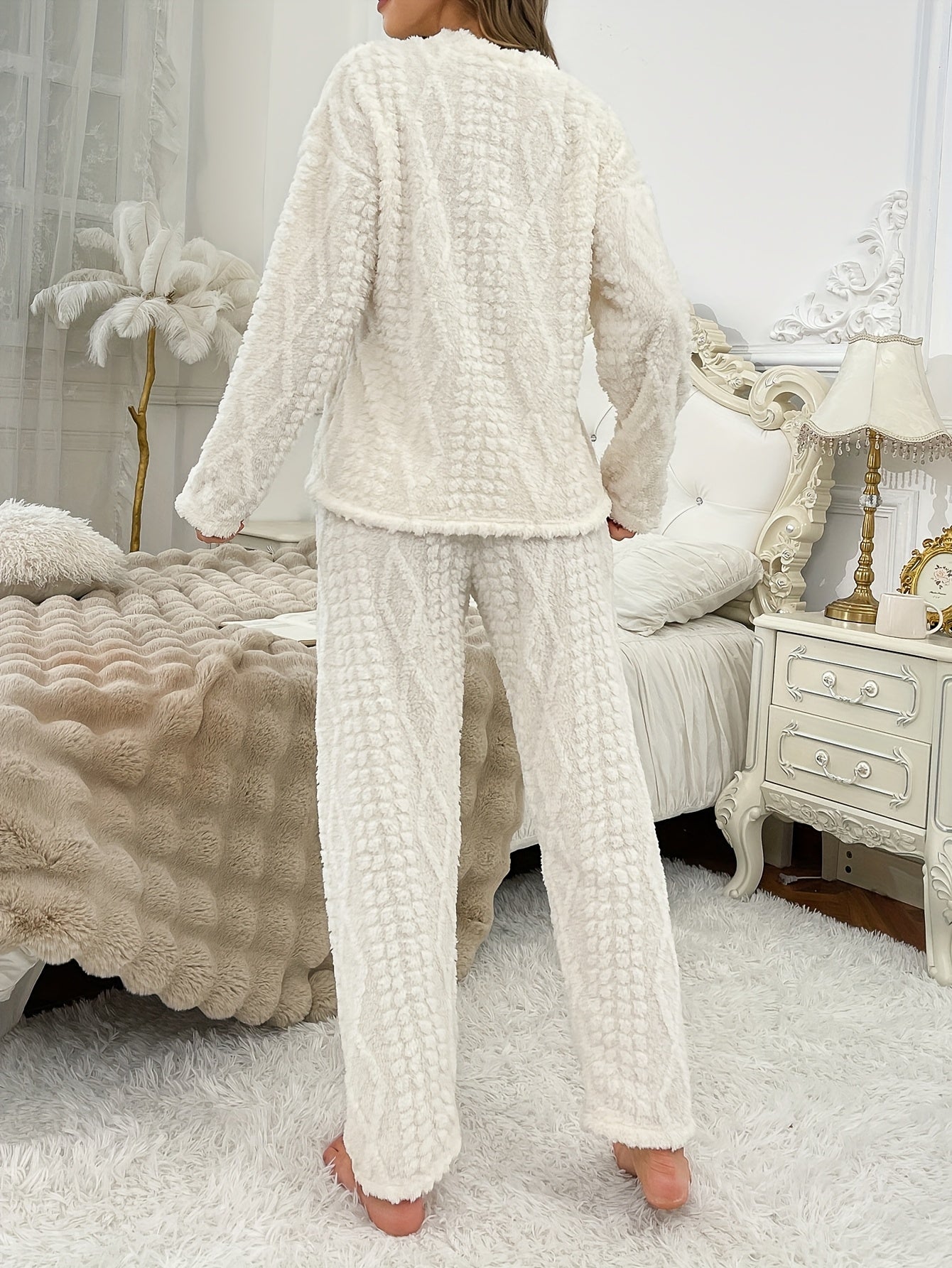 Rosa™ | Warme Pyjama Set