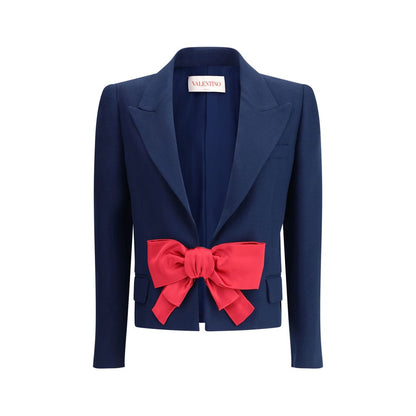 Single-breasted Blazer with bow