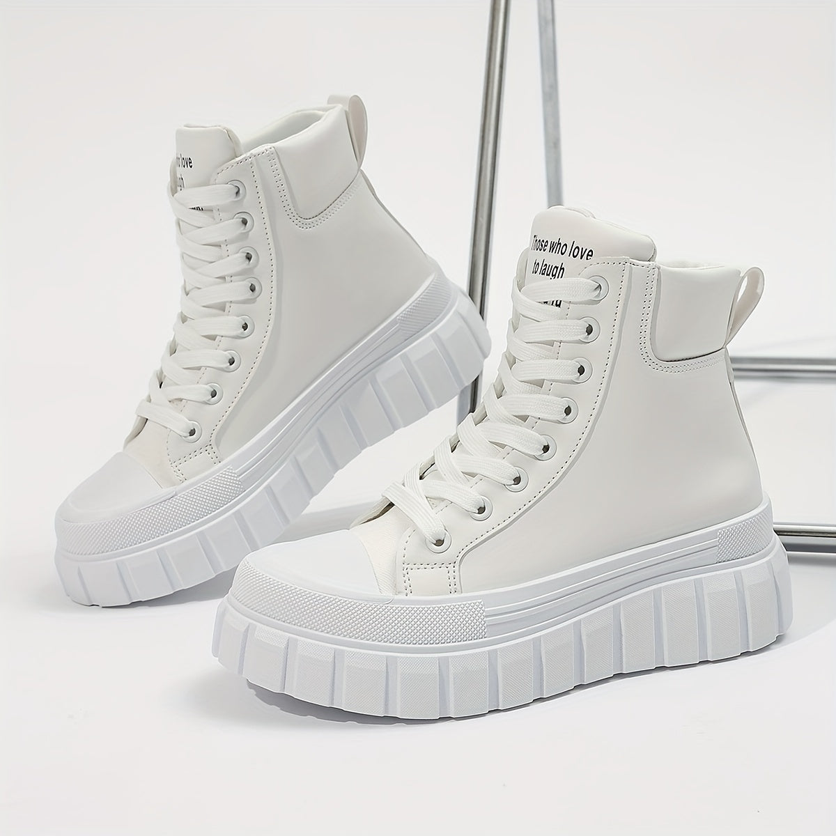 Maven™ | Hoge zwarte laarzen met veters