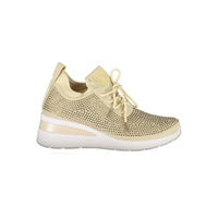 Beige Polyester Women Sneaker