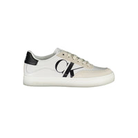 White Polyester Sneaker