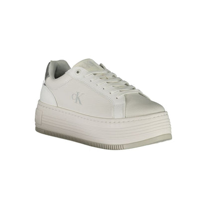 White Leather Women Sneaker