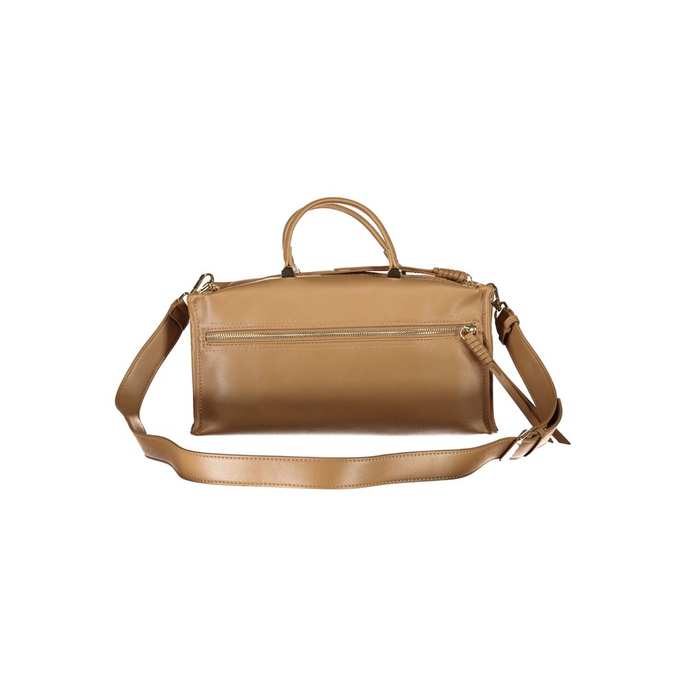 Beige Polyethylene Handbag