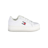 White Polyester Sneaker