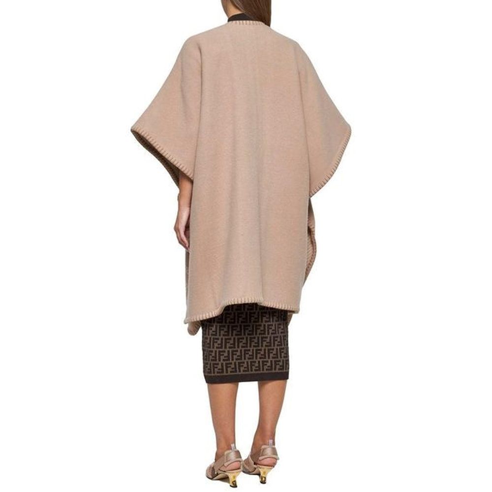 Wool And Cashmere Poncho