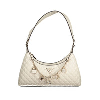 White Polyethylene Women Handbag