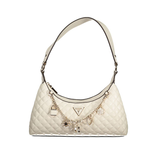 White Polyethylene Women Handbag