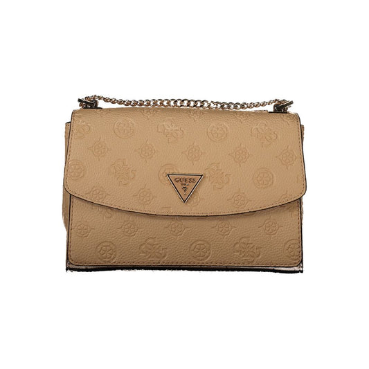 Beige Polyethylene Handbag