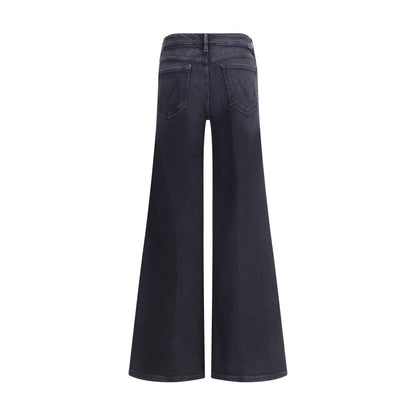Wide leg stretch cotton Jeans