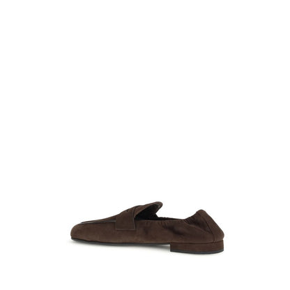 Suede Shuffle Loafers