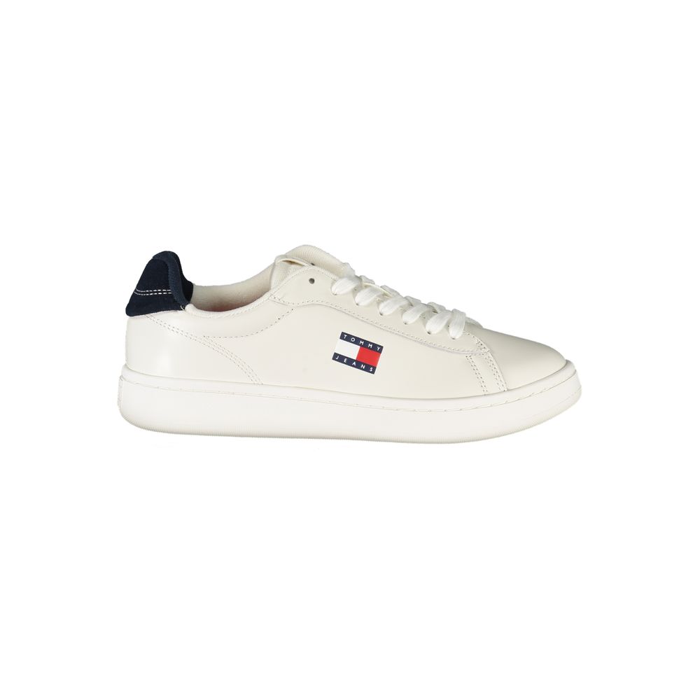 White Leather Women Sneaker