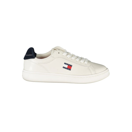White Leather Women Sneaker