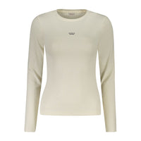 White Cotton Women T-Shirt