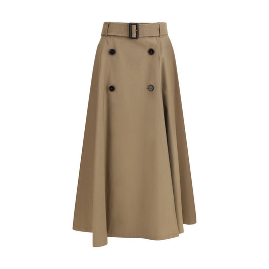 Trench Midi Skirt