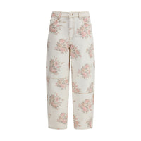 Stary floral-print Jeans