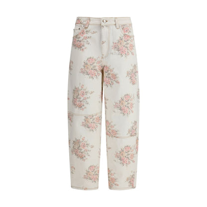 Stary floral-print Jeans