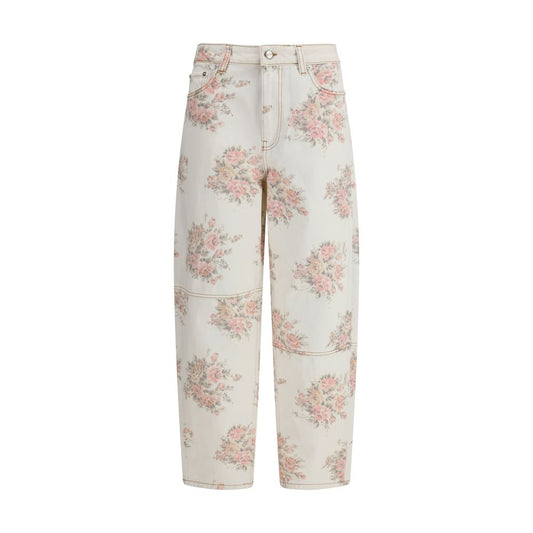 Stary floral-print Jeans