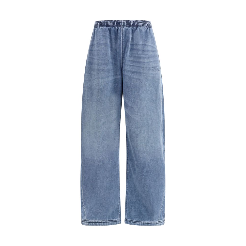 Sporty Pants with an elastic waistband