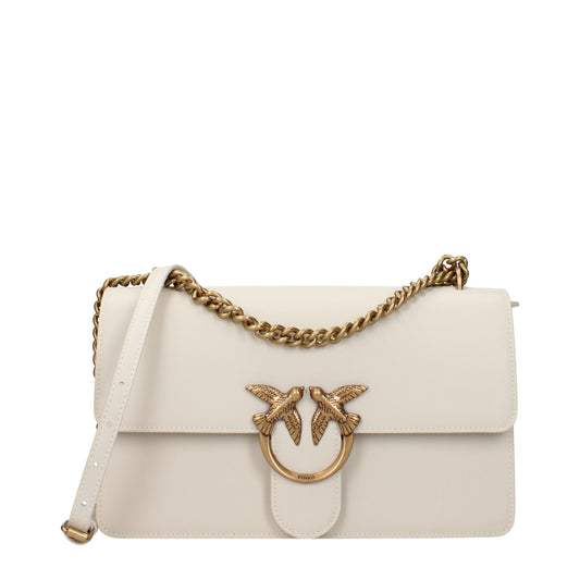 Beige Leather Crossbody Bags