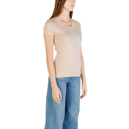 Beige Cotton T-Shirt