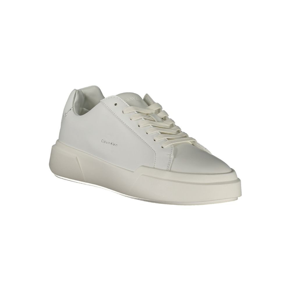 White Leather Women Sneaker