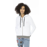 White Cotton Sweatshirt