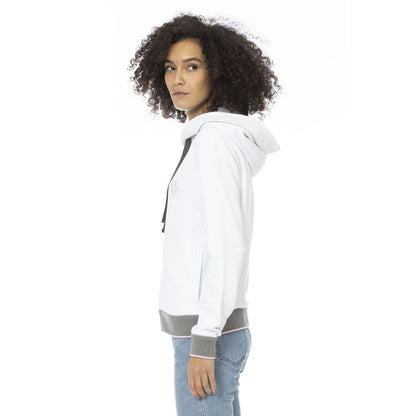 White Cotton Sweatshirt