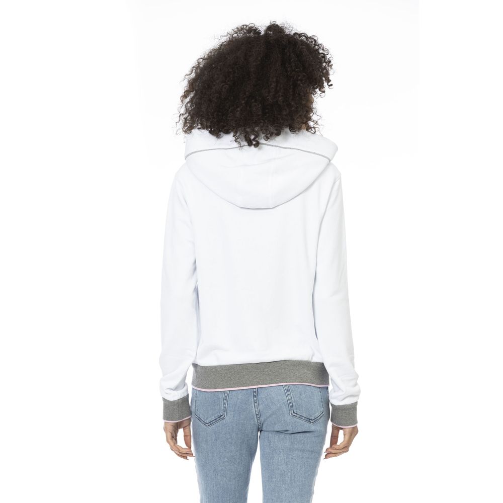 White Cotton Sweatshirt