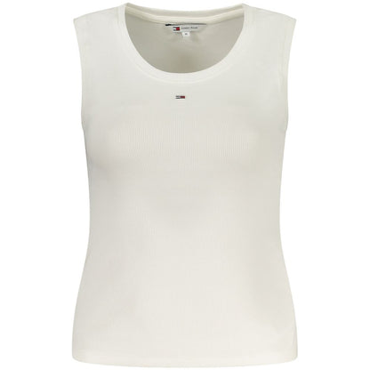 White Cotton Tank Top