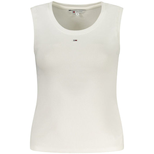 White Cotton Tank Top