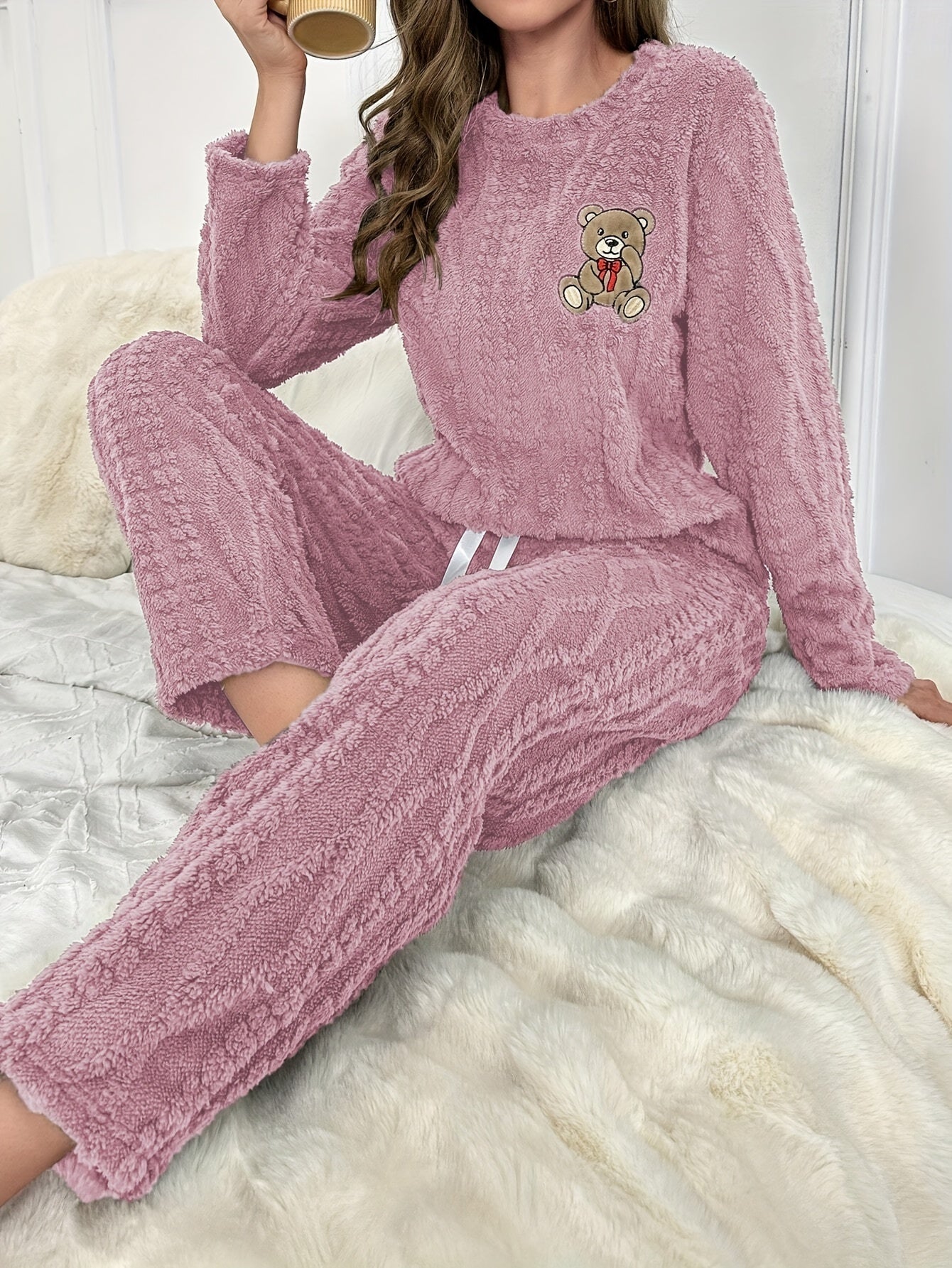 Rosa™ | Warme Pyjama Set