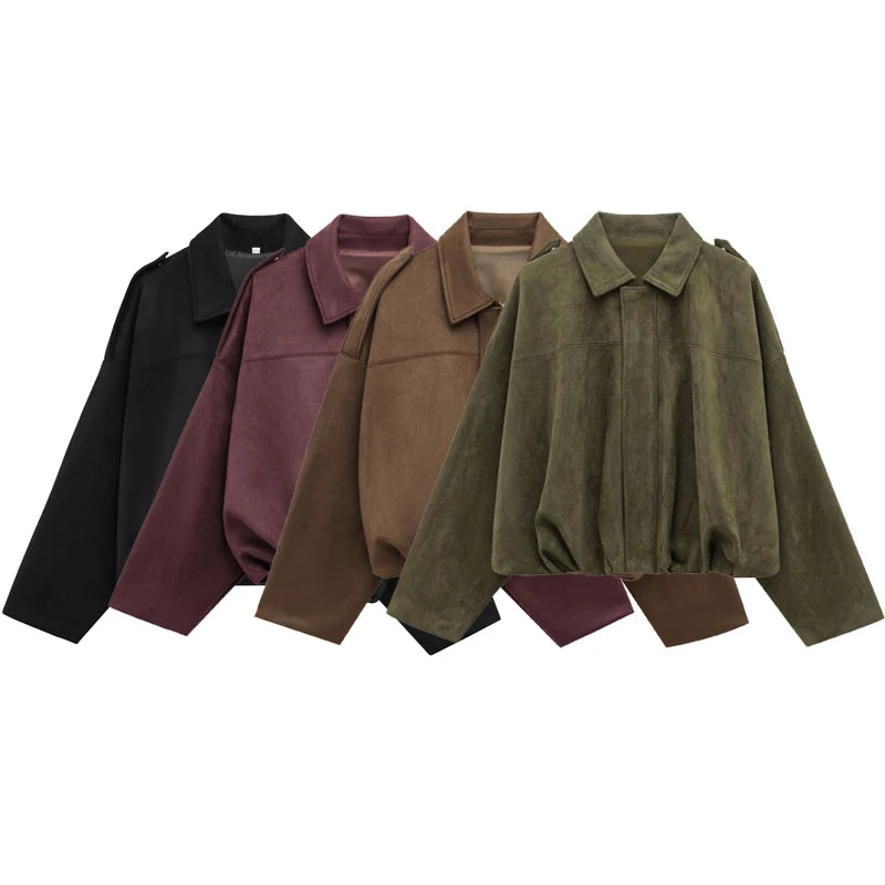 Leona™ |Bomber jas lange mouwen