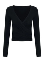 Elara™ | Pilates Wrap Top met Diepe V-hals