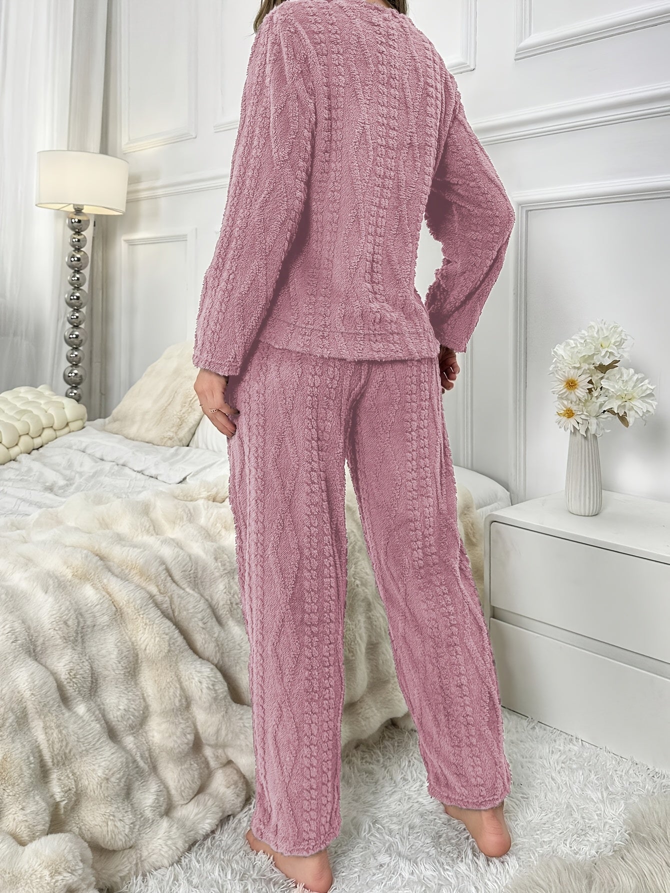 Rosa™ | Warme Pyjama Set